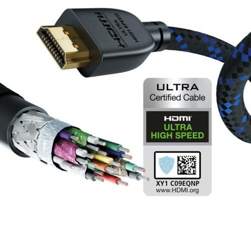 HDMI Кабел Ultra High Speed Inakustik Premium HDMI 2.1
Inakustik Premium HDMI 2.1 Ultra High Speed HDMI кабел 48 Gbps за 8K и 10K видео