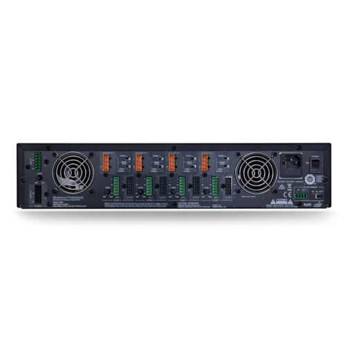 Bluesound Professional A860 Краен усилвател Bluesound Professional A860 – заден панел с входове и изходи