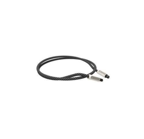 Оптичен кабел Norstone Jura Optic Norstone Jura Optic – премиум оптичен Toslink кабел с акрилни влакна, 24K позлатени конектори и бяла текстилна оплетка за Hi‑Fi и кино системи