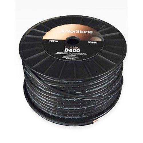 Кабел за тонколони Norstone Clasic 400 CL/B/W Norstone Clasic 400 – 2×4 mm² OFC тонколонен кабел, прозрачна изолация, висока мощност и прецизност за Hi‑Fi и кино системи