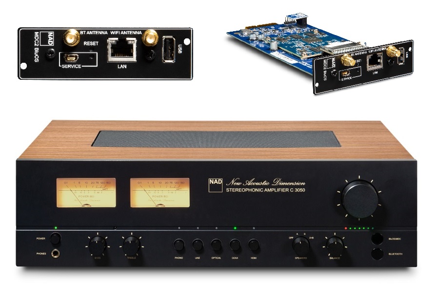 Винтидж стерео усилвател NAD C 3050 NAD C 3050 усилвател с HDMI eARC и DAC