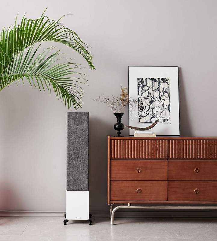Подовостоящи тонколони Elipson Prestige Facet II 14F Elipson Prestige Facet II 14F подови Hi-Fi тонколони – преден изглед
