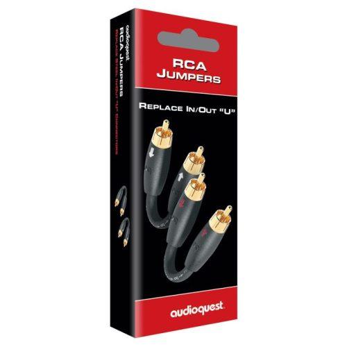 Джъмпери AudioQuest Pre-Amp Jumpers AudioQuest Pre‑Amp Jumpers – комплект от два RCA male‑to‑male джъмпера с позлатени конектори, PSC+ проводници и насочена конструкция