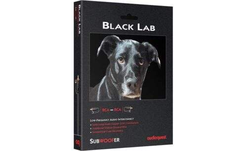 Кабел за субуфер AudioQuest Black Lab RCA AudioQuest Black Lab RCA,домашно кино,Събуфер,Бас,Суб бас,Суб,кабел за суб,кабел за събуфер,AudioQuest,Black Lab RCA