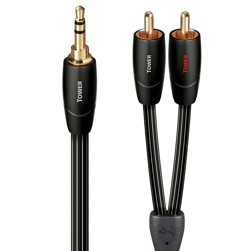 Кабел интерконект 3,5 mm. Jack to RCA AudioQuest Tower AudioArte AudioQuest Tower,Кабел интерконект 3,5 mm. Jack to RCA AudioQuest Tower,Кабел интерконект,AudioQuest,Кабел интерконект RCA, AudioQuest Tower,AudioQuest Tower,3,5 mm. Jack to RCA,Tower