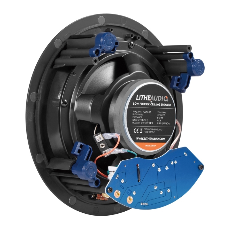 Тонколона за вграждане Lithe Audio Low Profile 6,5" Lithe Audio 6.5 Low Profile, Lithe Audio, таванен говорител, пасивен говорител, нископрофилен дизайн, 6.5 инча тонколона за вграждане