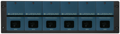 Bluesound Professional B170S 100V стрийминг усилвател Bluesound Professional B170S – монтаж в rack шкаф