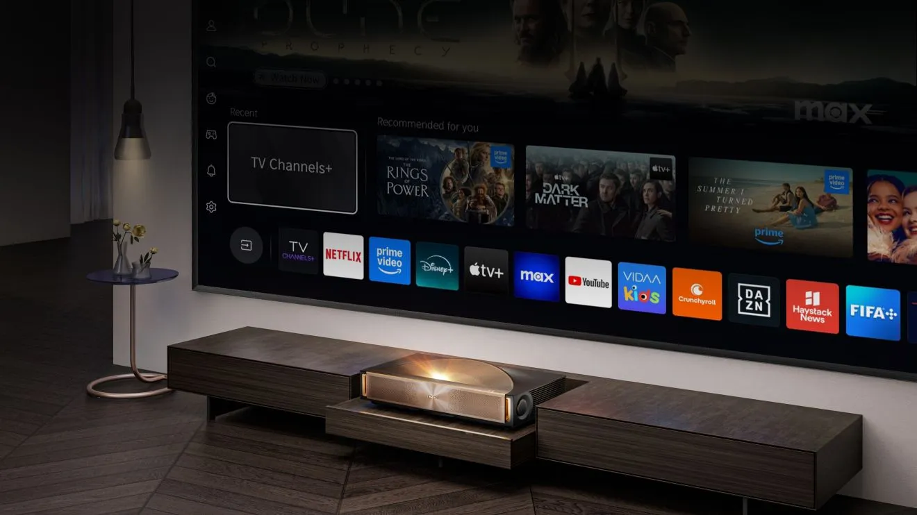 Късофокусен проектор Hisense L9Q UST Hisense L9Q Google TV Smart Laser TV системa