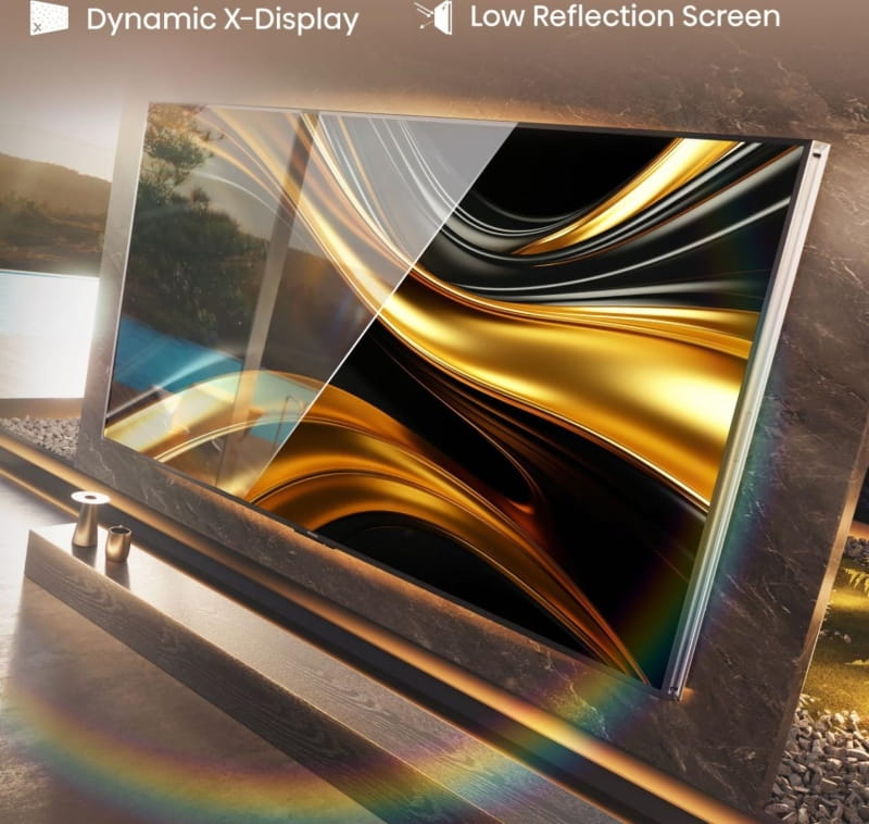 Телевизор Hisense 110UXNQ Hisense 110UXNQ 110-инчов Mini LED Smart TV с 4K Ultra HD резолюция и Dolby Atmos звук