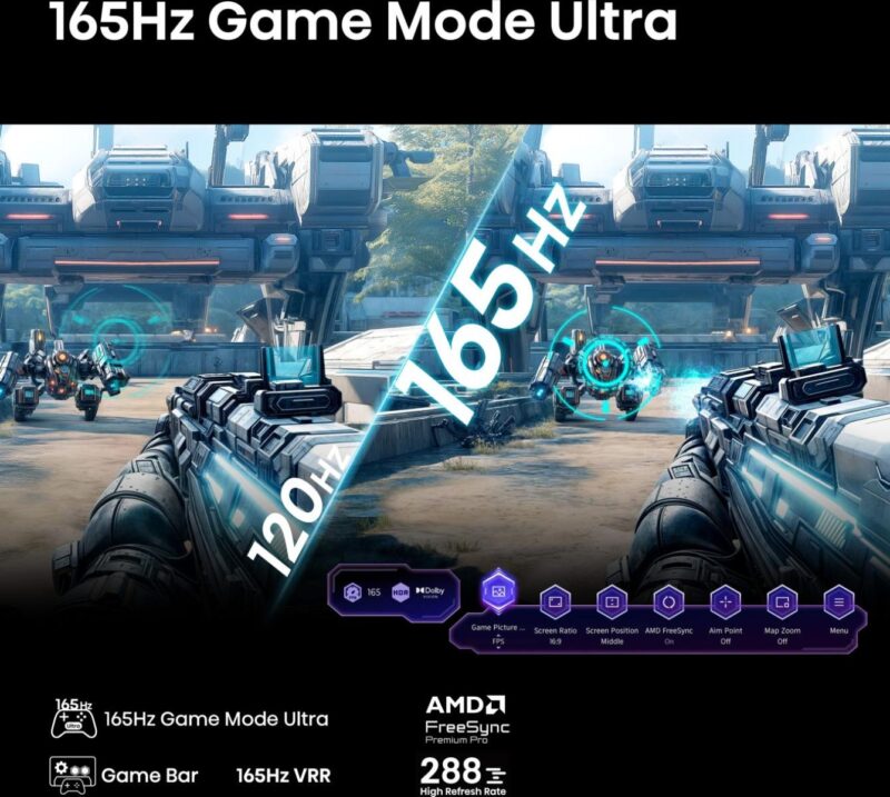 Телевизор Hisense 85U7Q Hisense 85U7Q 144 Hz VRR телевизор за филми и игри