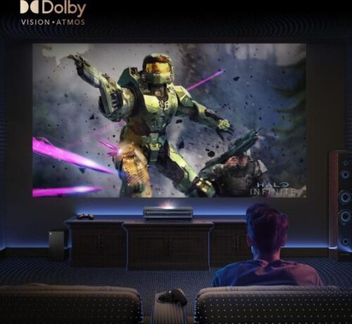 Късофокусен проектор Hisense PX3-PRO UST Hisense PX3-PRO с Dolby Vision и Dolby Atmos звук