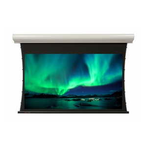 Моторизирани екрани Screen Research On-Ceiling / On-Wall Screens AudioArte Screen Research On-Ceiling / On-Wall Screens моторизиран проекционен екран с маскиране и акустично прозрачна повърхност