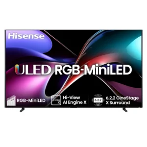 Hisense 116UXQ огромен 116-инчов телевизор с RGB Mini-LED технология