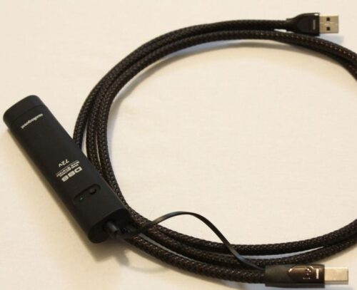 USB кабел AudioQuest Coffee USB AudioQuest Coffee USB USB A към USB B дигитален аудио кабел с 10% сребърни проводници & DBS