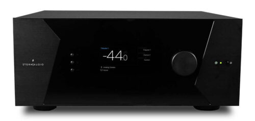 StormAudio ISP Elite MK3 преден панел immersive AV процесор