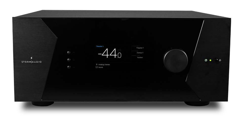 StormAudio ISP Elite MK3 преден панел immersive AV процесор