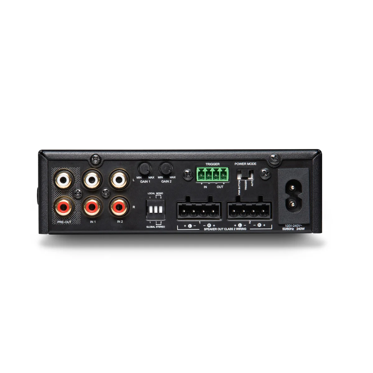 Заден панел и RCA входове на NAD CI PA4-60