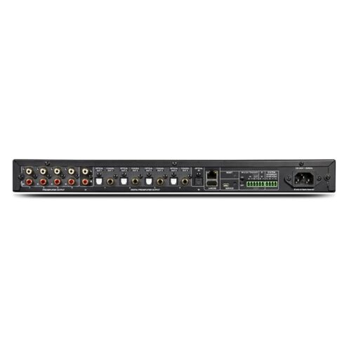 Заден панел с аудио изходите на NAD CI 580 V2