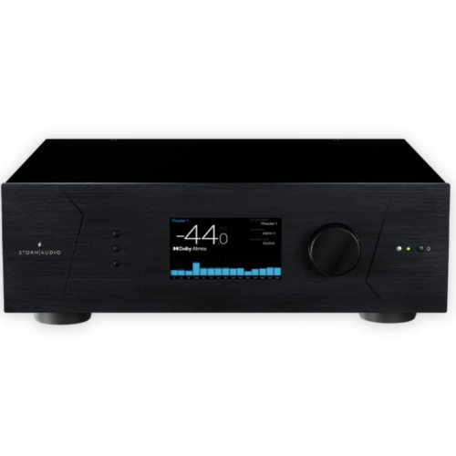 StormAudio ISP Core 16 — чист фронтален кадър на бял фон.