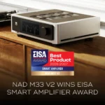 NAD M33 V2 – награда EISA Smart Amplifier 2026–2027