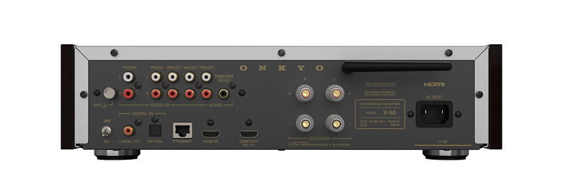 Onkyo Y-50 Special Edition мрежов стриймър и интегриран усилвател с 250W мощност и премиум Hi‑Fi дизайн