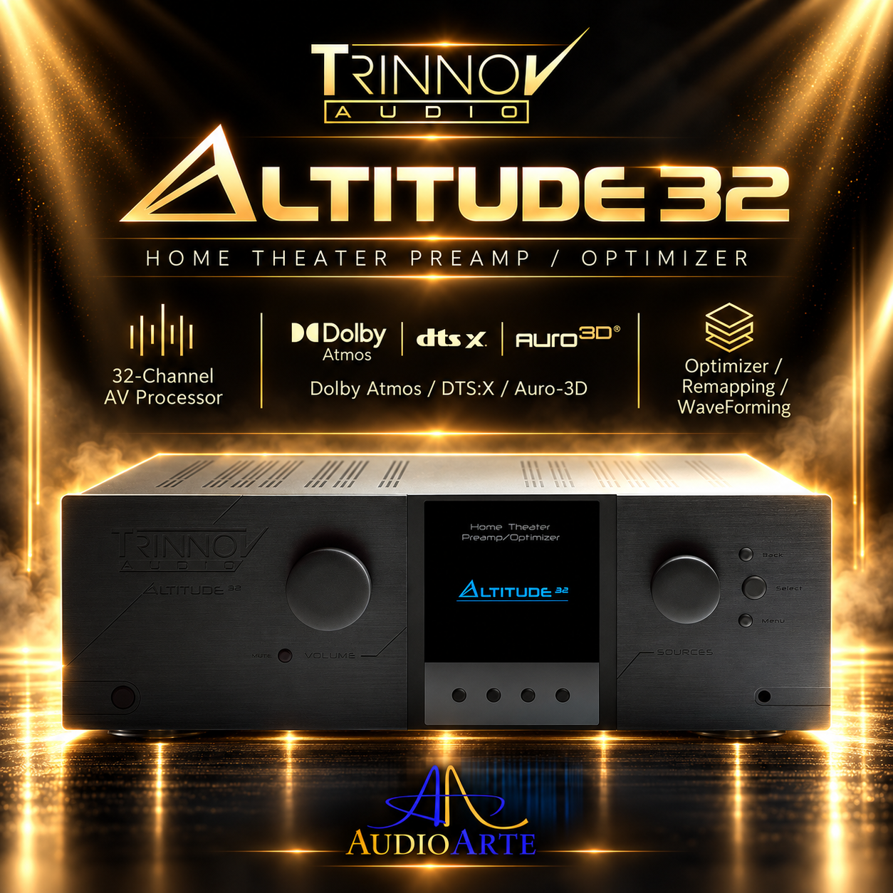 Trinnov Altitude32 – модулен AV процесор за домашно кино AudioArte Trinnov Altitude32 модулен процесор за домашно кино