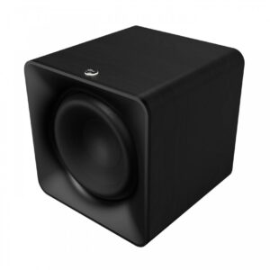 Klipsch Flexus SUB 200 – 12″ активен безжичен субуфер AudioArte Klipsch Flexus SUB 200 – страничен изглед на затворения MDF корпус