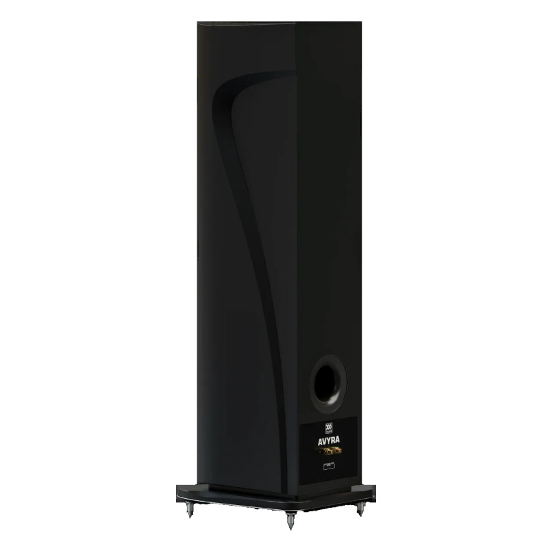 Morel AVYRA 633 – High-End 2,5-лентова подовостояща тонколона AudioArte Morel AVYRA 633 Black – заден панел с басрефлексен порт и терминали