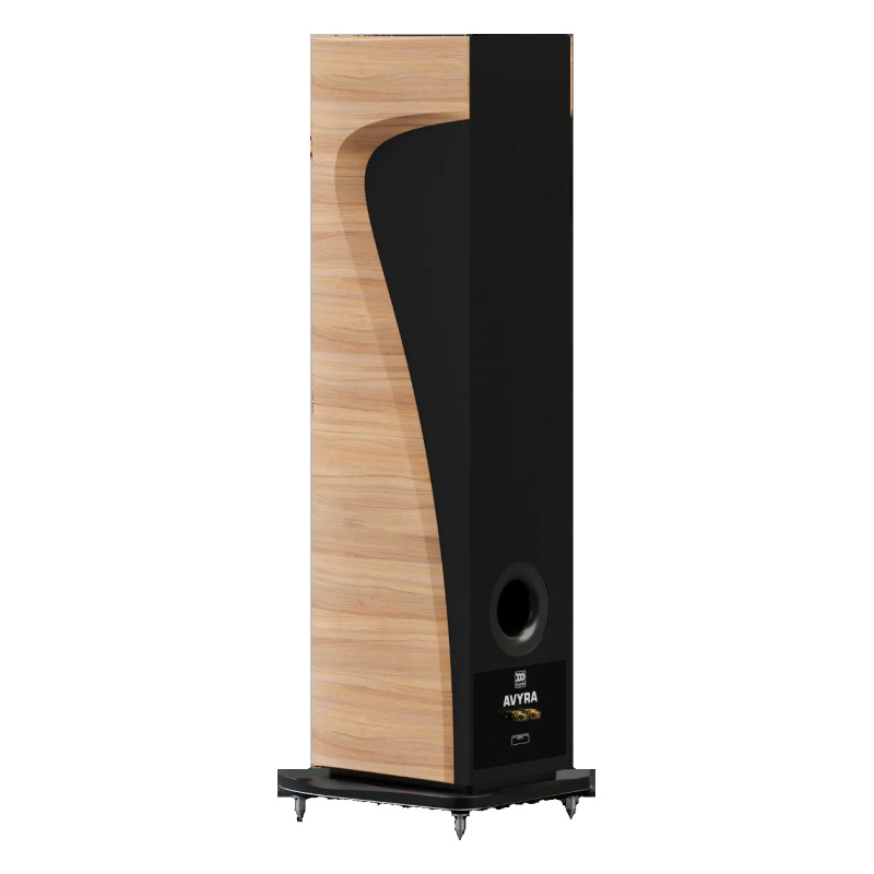 Morel AVYRA 633 – High-End 2,5-лентова подовостояща тонколона AudioArte Morel AVYRA 633 Oak – заден панел с басрефлексен порт и конектори