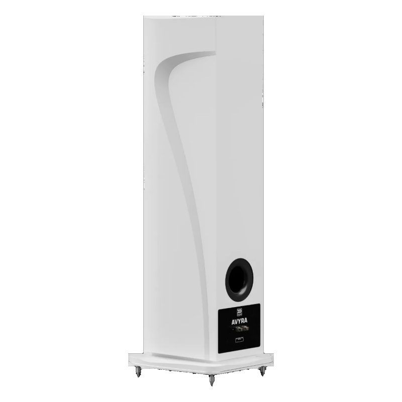 Morel AVYRA 633 – High-End 2,5-лентова подовостояща тонколона AudioArte Morel AVYRA 633 White – заден панел с басрефлексен порт