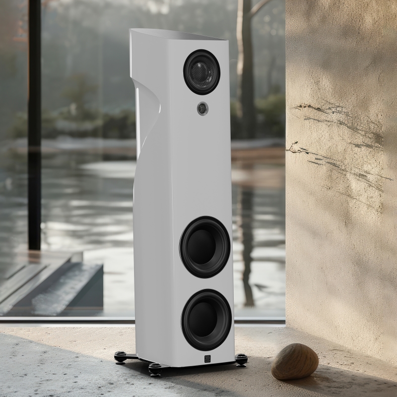 Morel Sopran 934 – трилентова подовостояща тонколона AudioArte Morel Sopran 934 White Diamond в бял финиш