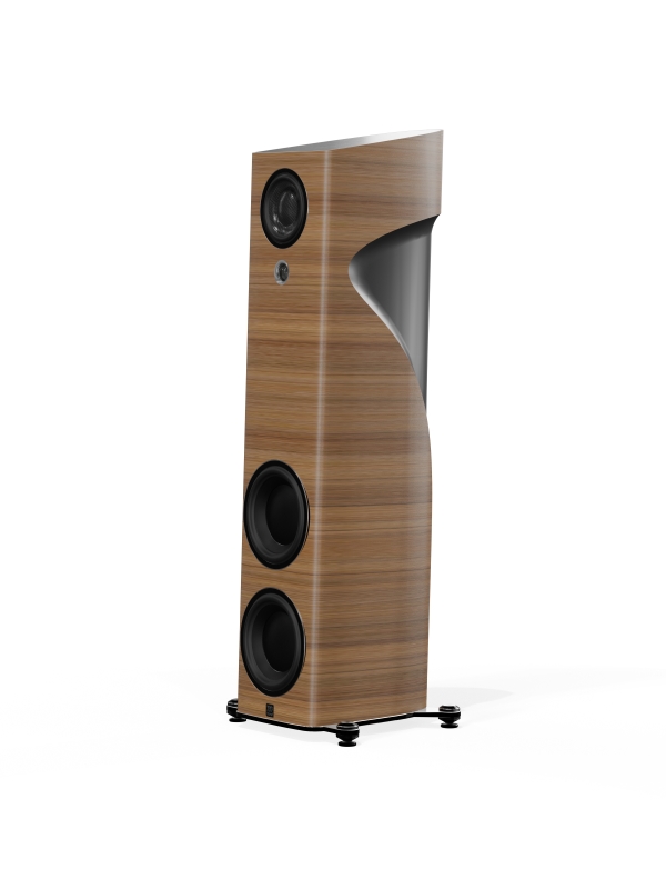 Morel Sopran 934 – трилентова подовостояща тонколона AudioArte Morel Sopran 934 Timeless Walnut с естествен дървесен фурнир
