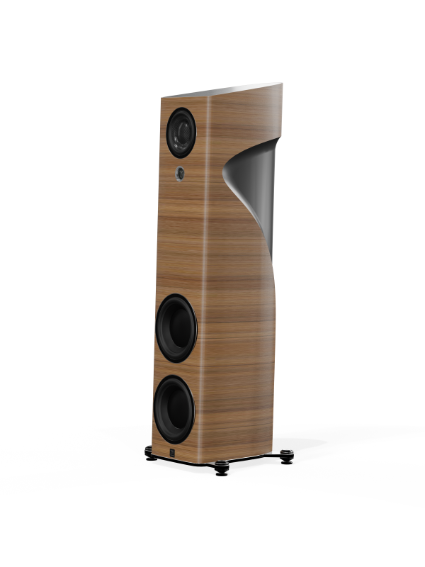 Morel Sopran 934 – трилентова подовостояща тонколона AudioArte Morel Sopran 934 Timeless Walnut с естествен дървесен фурнир