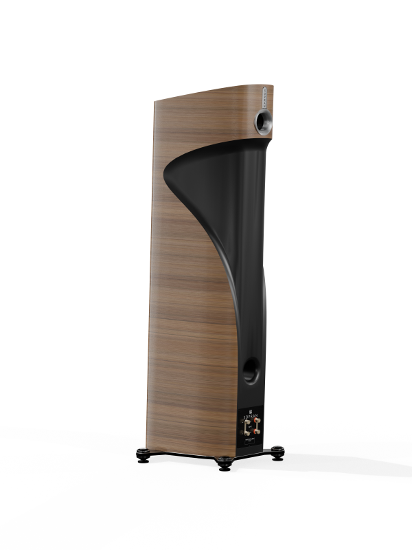 Morel Sopran 934 – трилентова подовостояща тонколона AudioArte Morel Sopran 934 Timeless Walnut с естествен дървесен фурнир